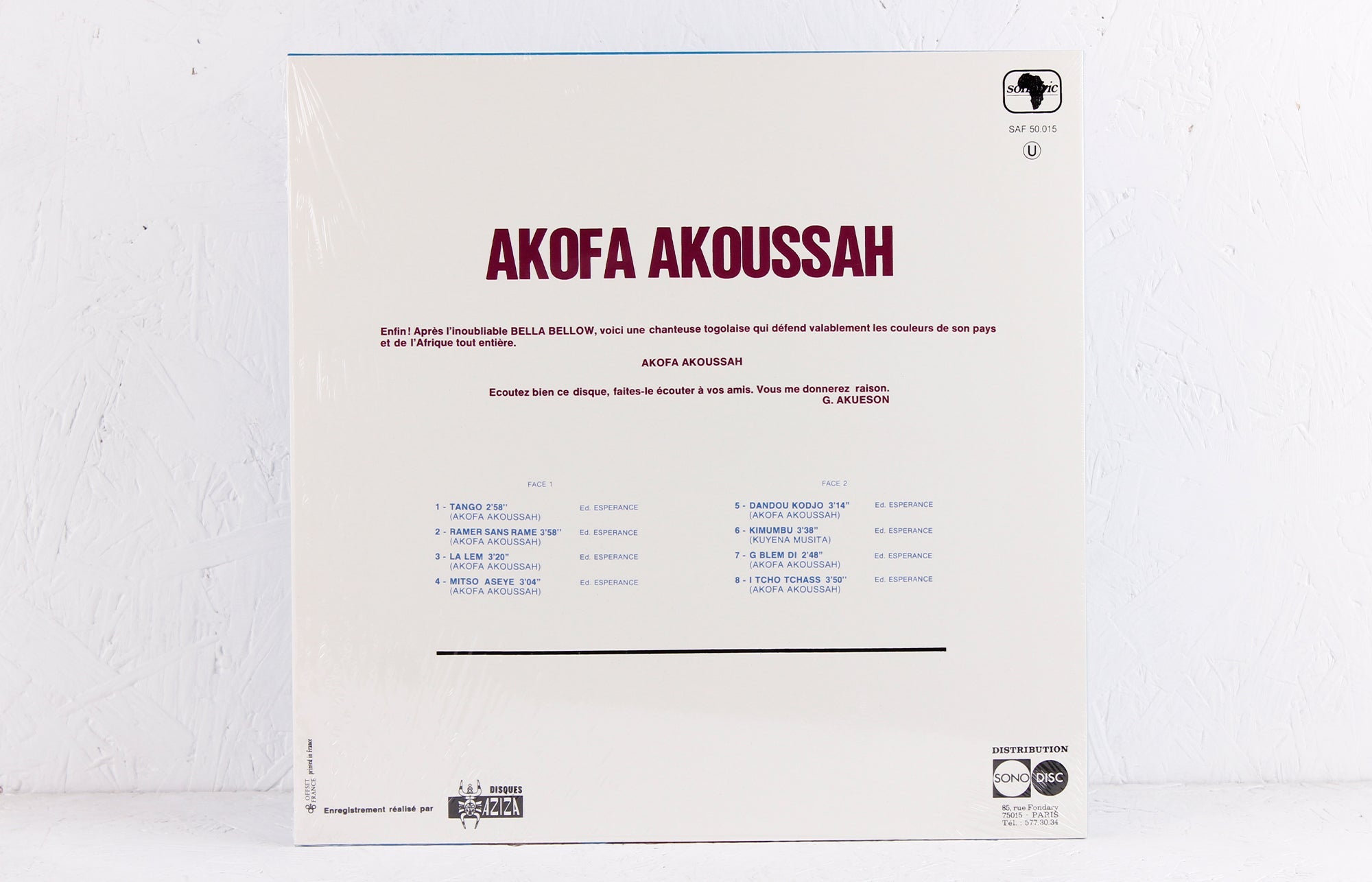 Akofa Akoussah – Vinyl LP/CD