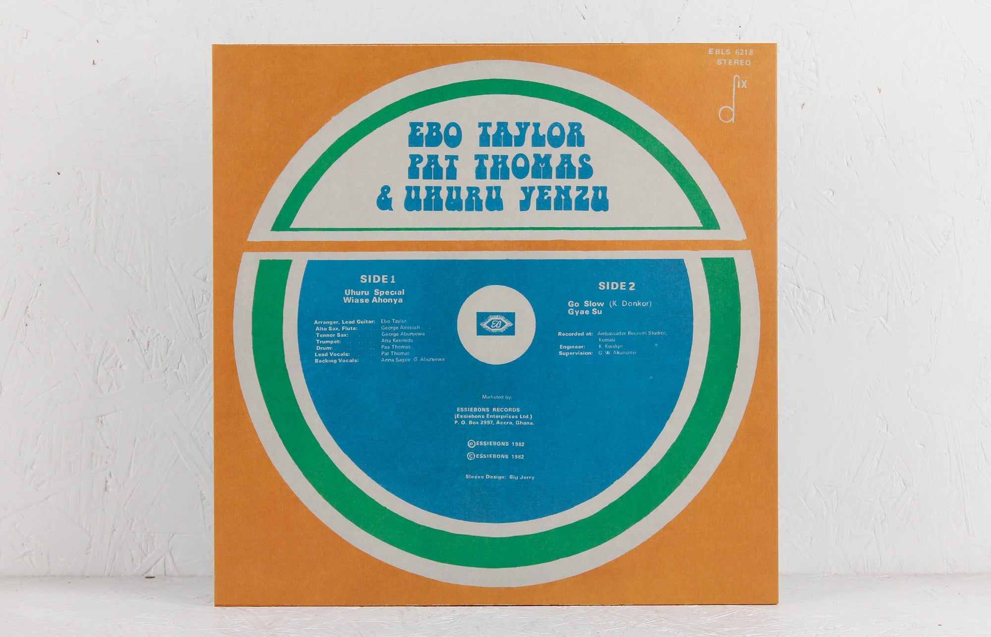 Ebo Taylor, Pat Thomas & Uhuru Yenzu – Hitsville Re-Visited – Vinyl LP/CD