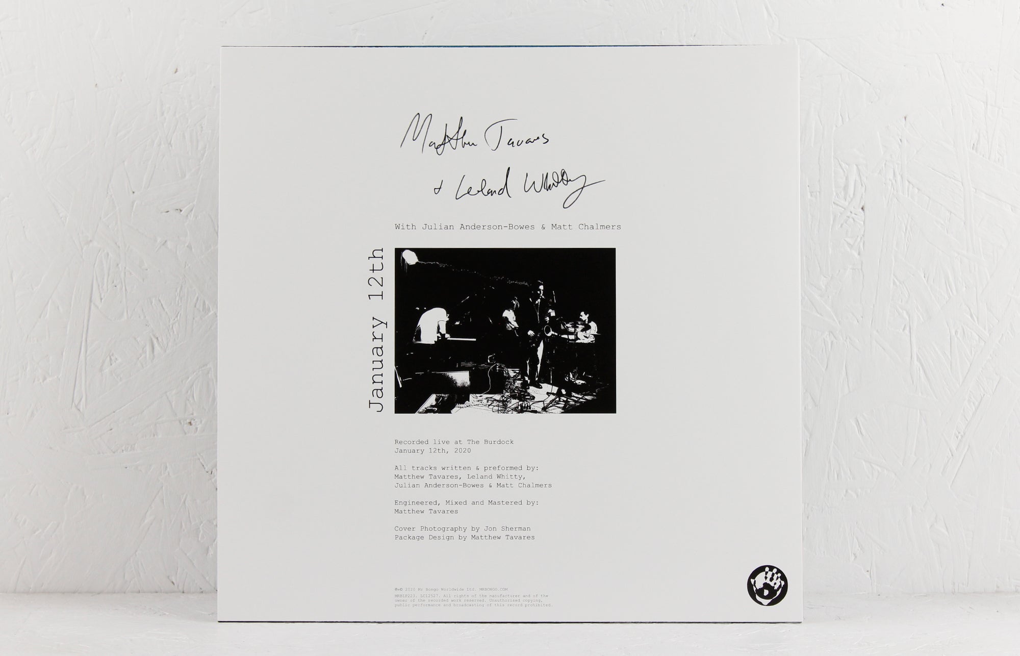 January 12th - Vinyl LP /  CD