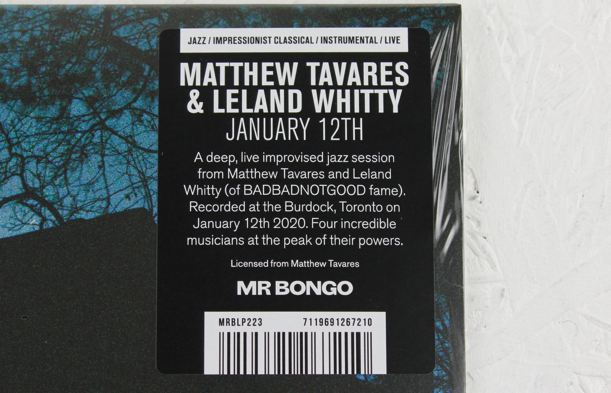 January 12th - Vinyl LP /  CD