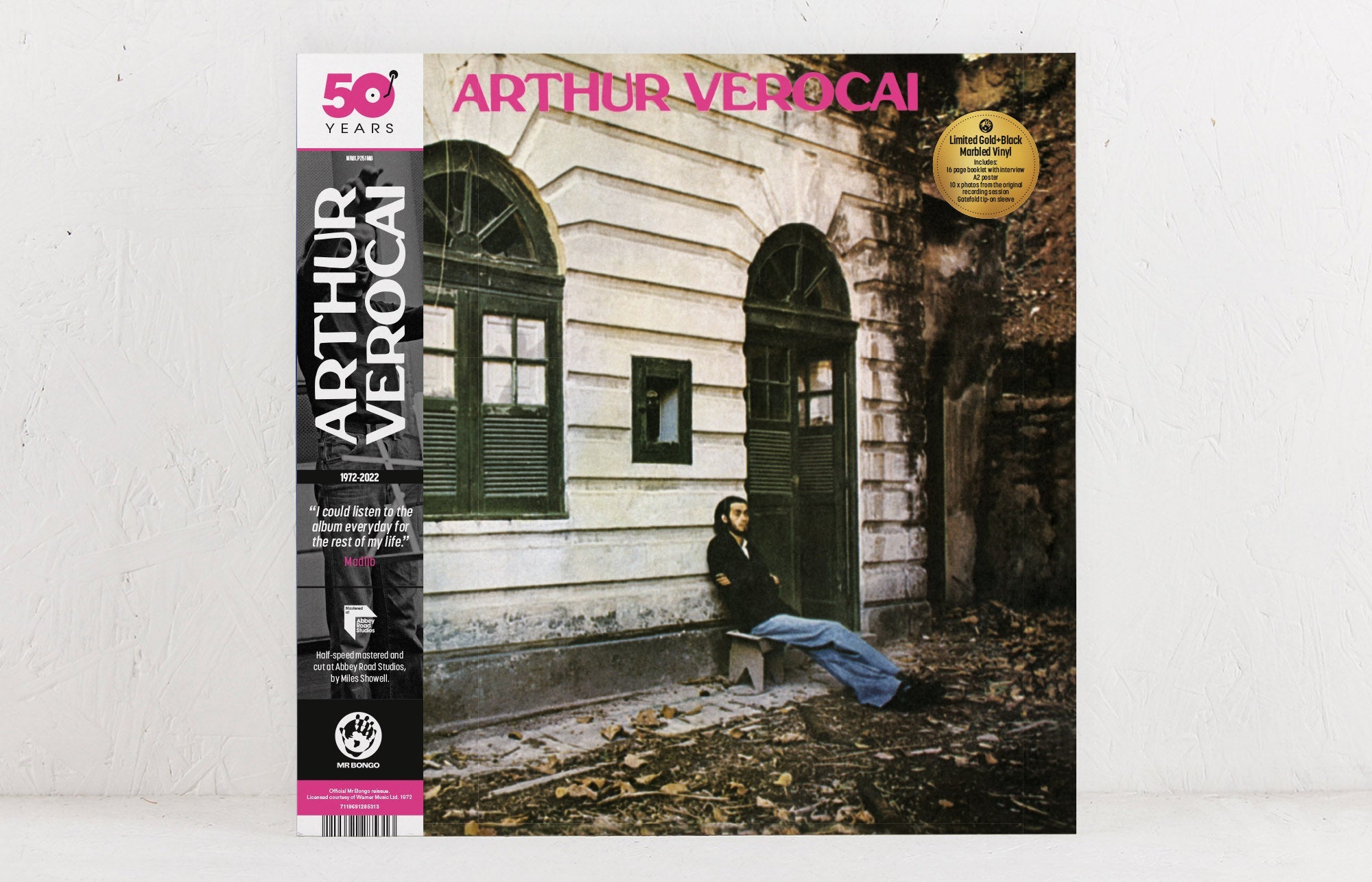Arthur Verocai (Special Edition Celebrating 50 Years) – Gold & Black Marbled Vinyl LP