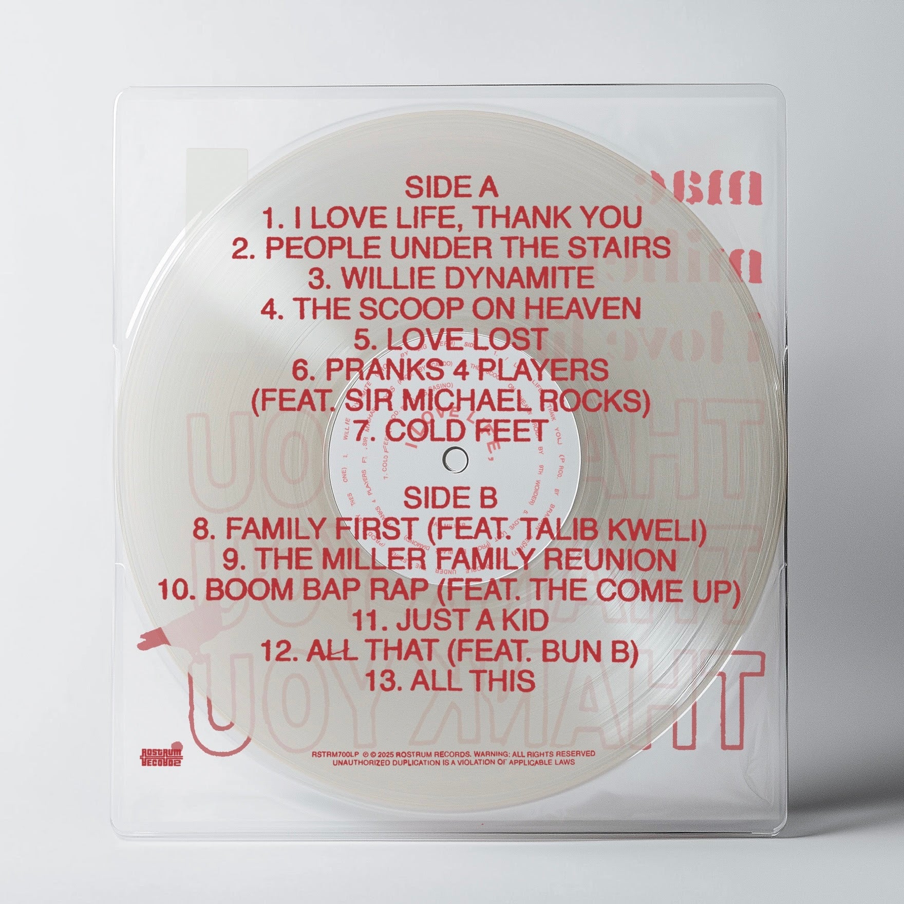 Mac Miller — I Love Life, Thank You (Clear)