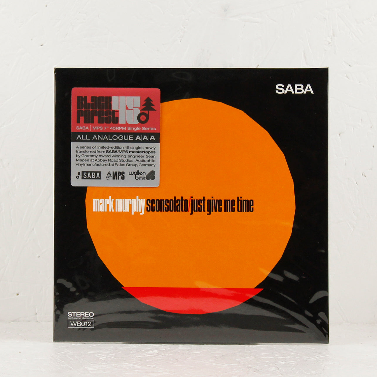 Sconsolato / Just Give Me Time – Vinyl 7"