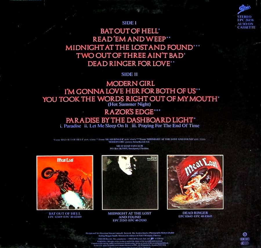 Meat Loaf — Hits Out Of Hell