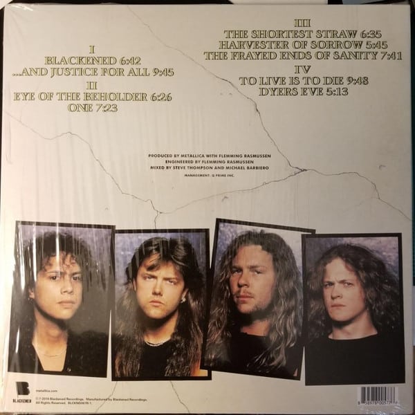 Metallica — And Justice For All (2-LP)