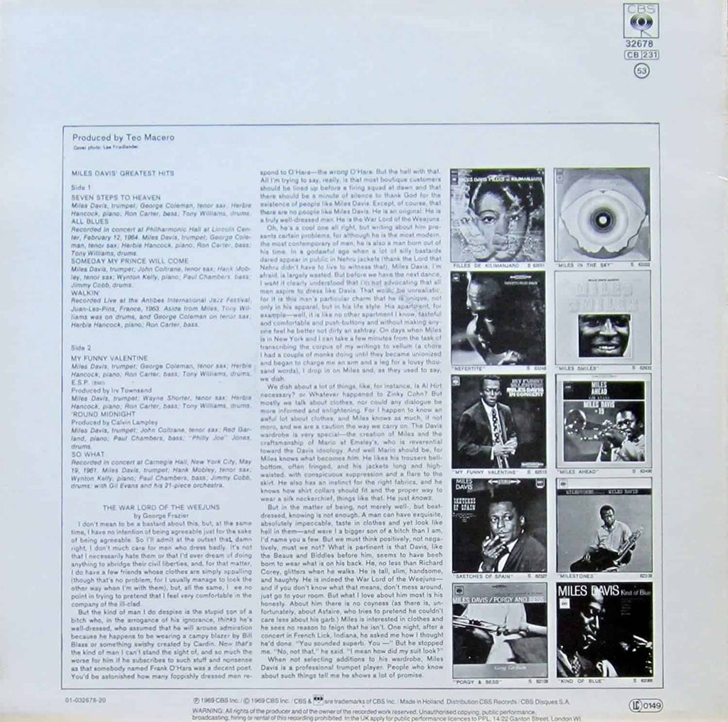 Miles Davis — Greatest Hits