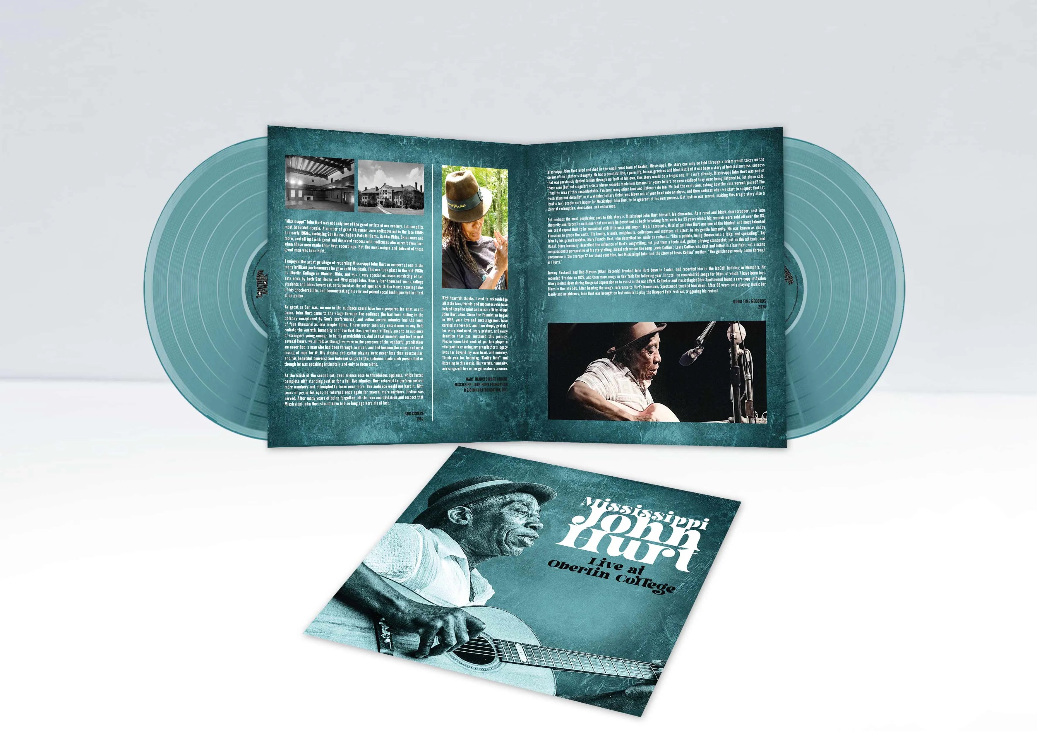 Mississippi John Hurt — Live At Oberlin College 1965 (2-LP)