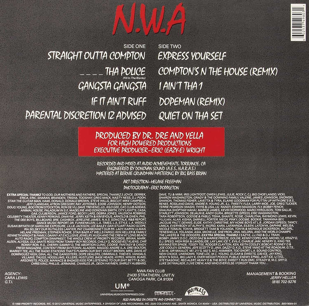 N.W.A — Straight Outta Compton
