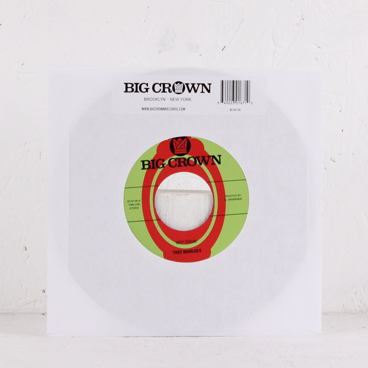 Not Today – Vinyl 7"