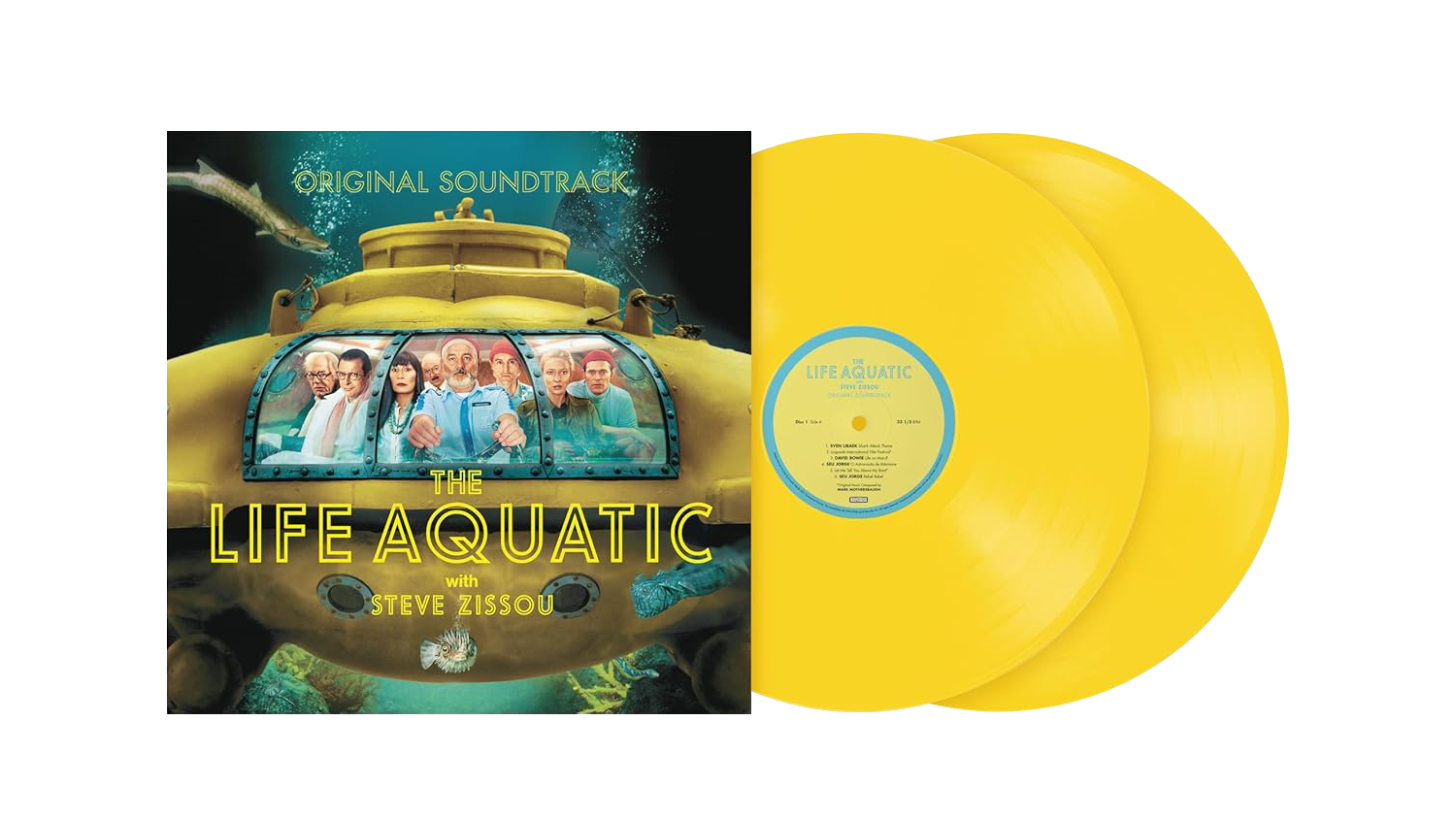 OST — The Life Aquatic With Steve Zissou (Yellow 2-LP)