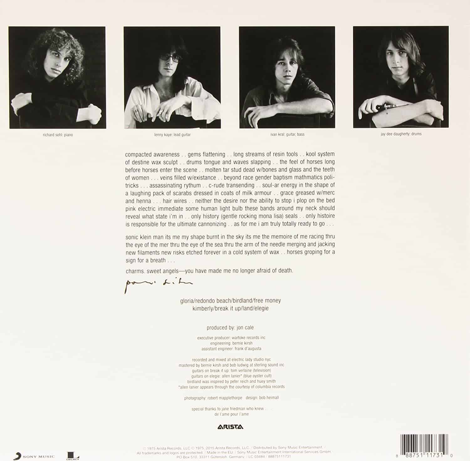Patti Smith — Horses (Debut)