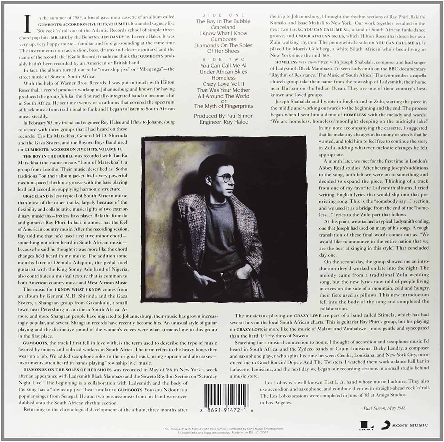 Paul Simon — Graceland