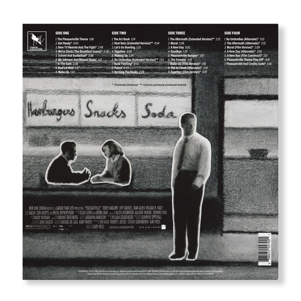 Pleasantville Original Motion Picture Score (Deluxe Edition 2xLP) - Randy Newman