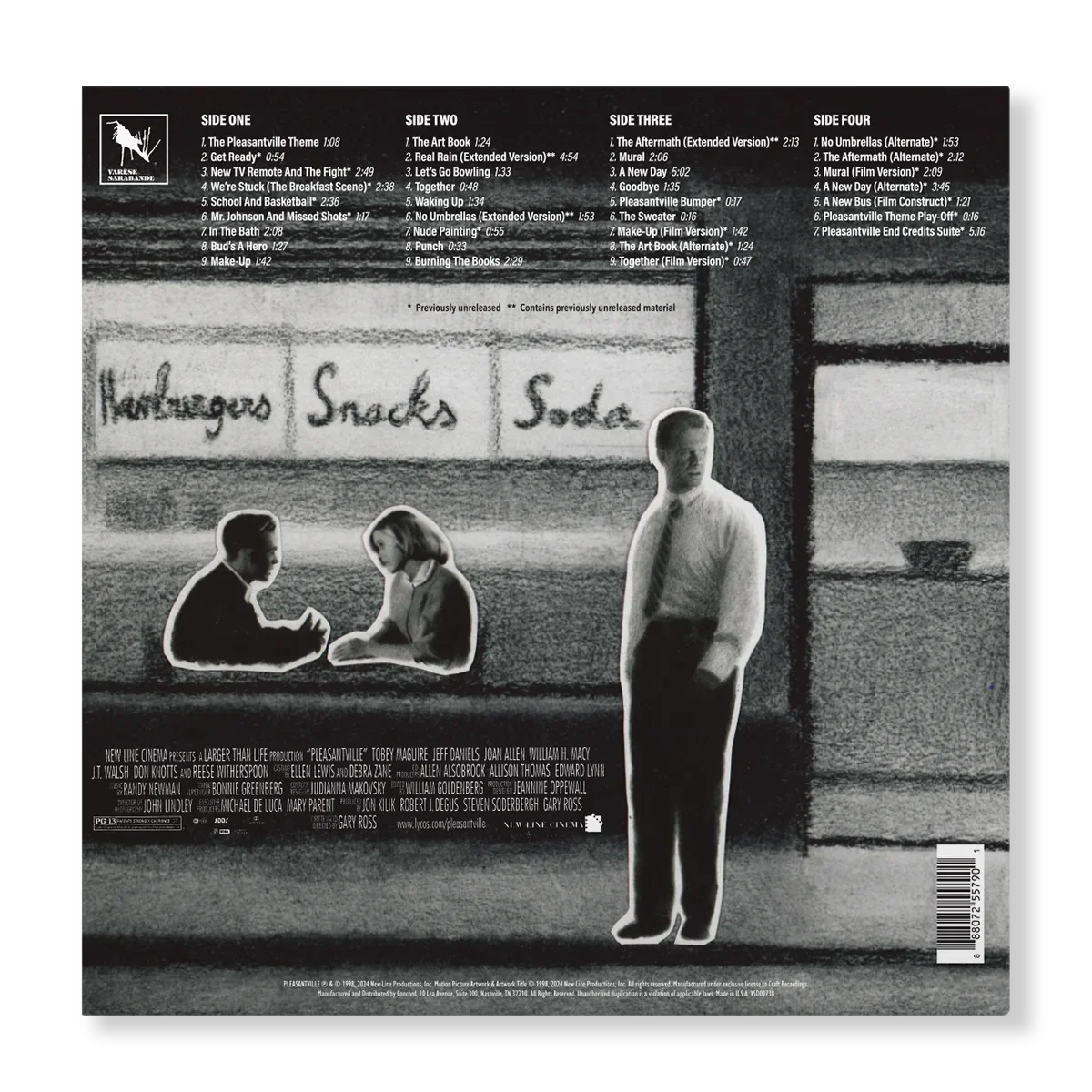 Pleasantville Original Motion Picture Score (Deluxe Edition 2xLP) - Randy Newman