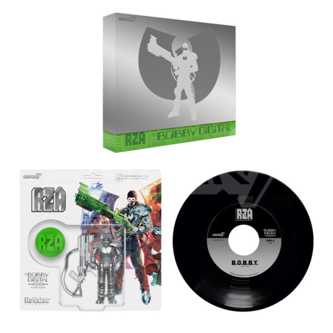 Bobby Digital ReAction 45 Adapter (Figure +7")