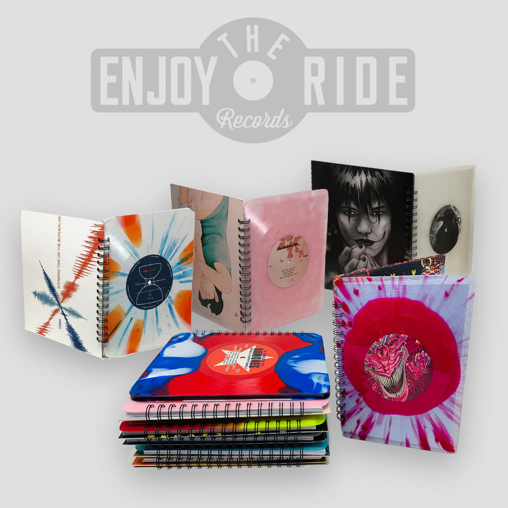 Repurposed Vinyl LP Spiral Notebook