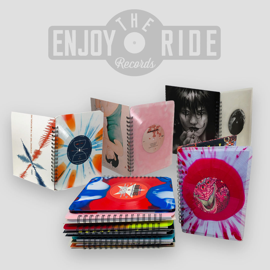 Repurposed Vinyl LP Spiral Notebook