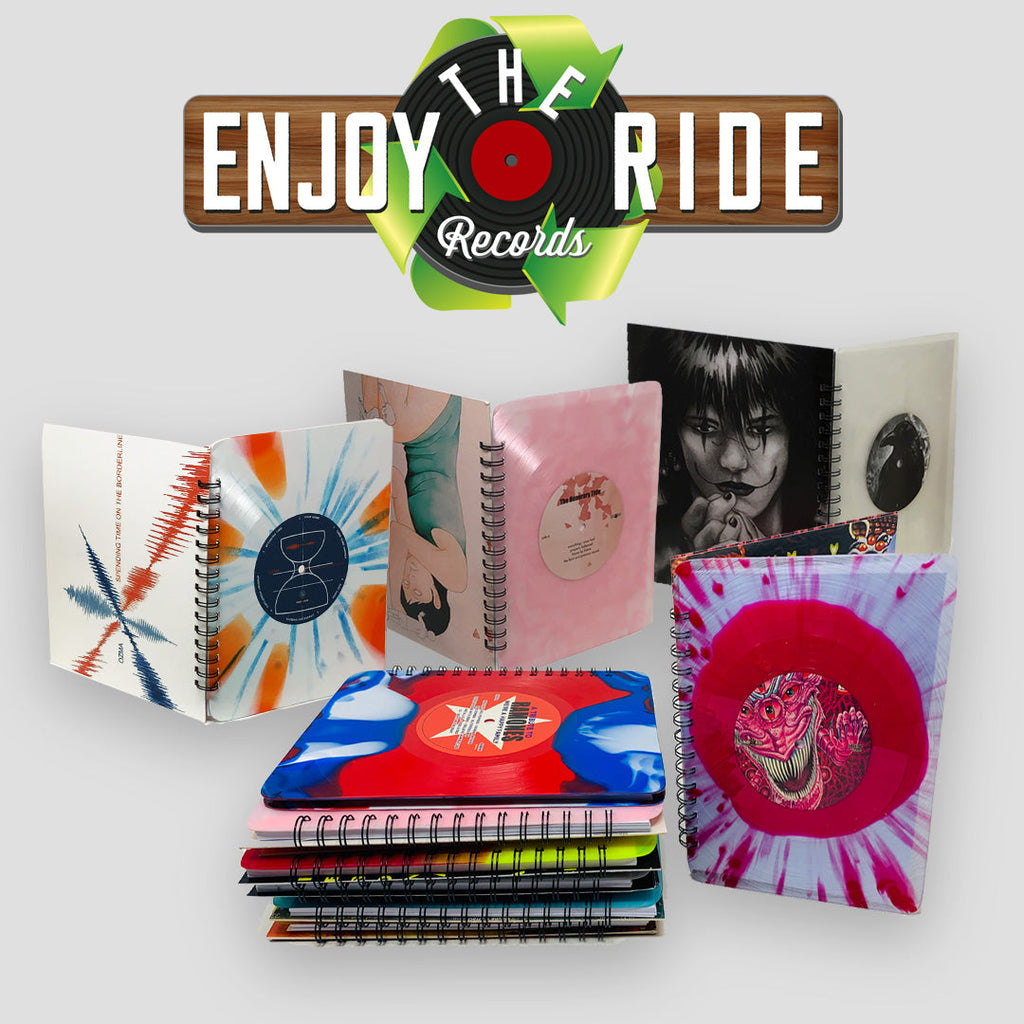 Repurposed Vinyl LP Spiral Notebook
