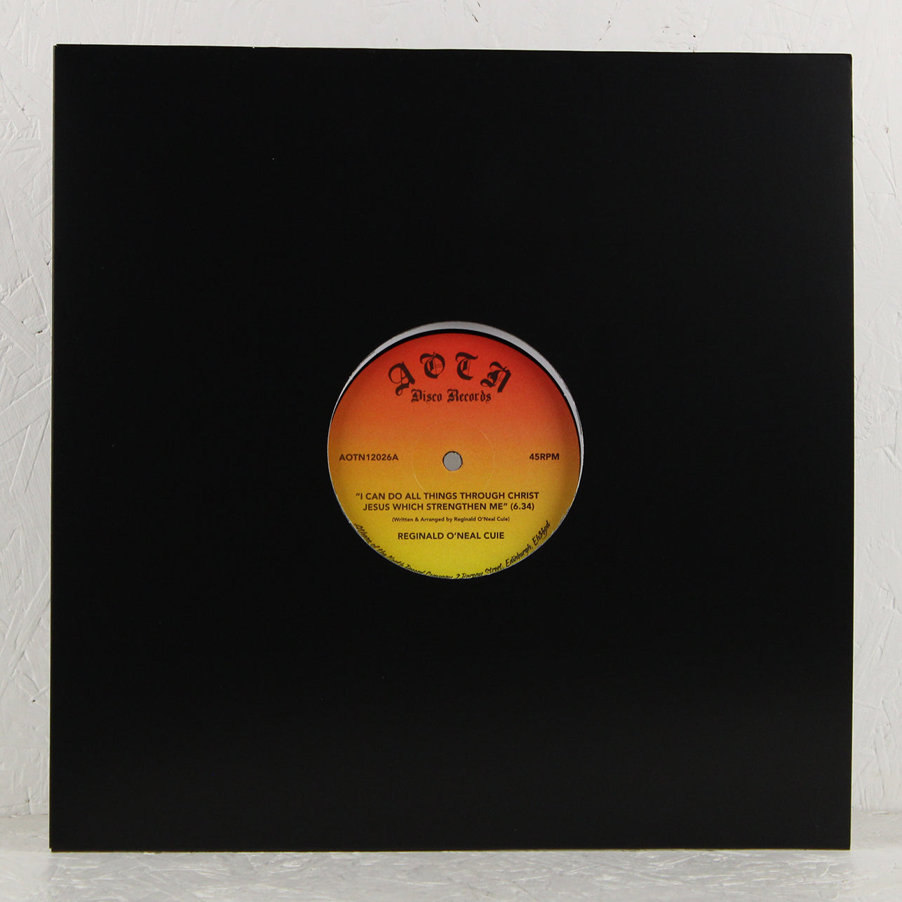 I Can Do All Things Through Christ Jesus Which Strengthen Me – Vinyl 12"