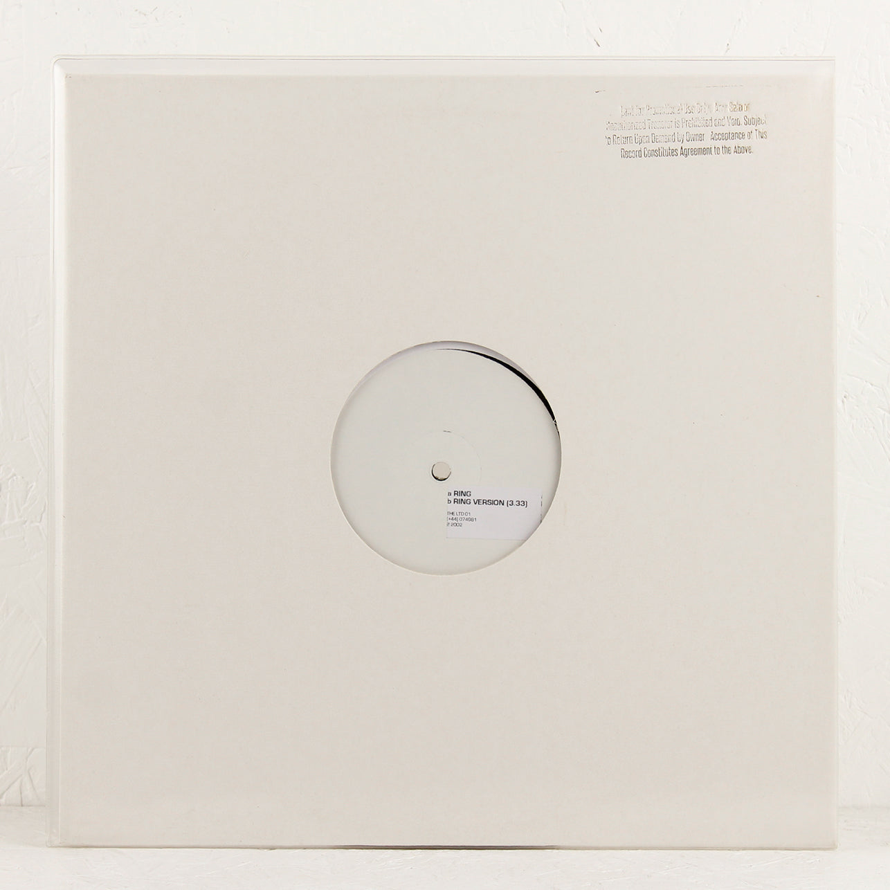 Ring – Vinyl 12"