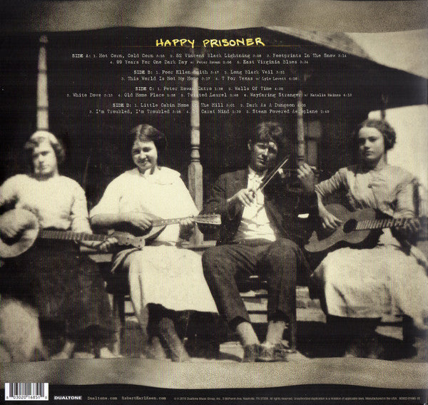 Robert Earl Keen — Happy Prisoner: The Bluegrass Sessions (2-LP)
