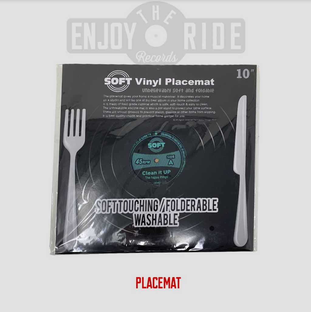 Vinyl Record LP Soft Large Placemat