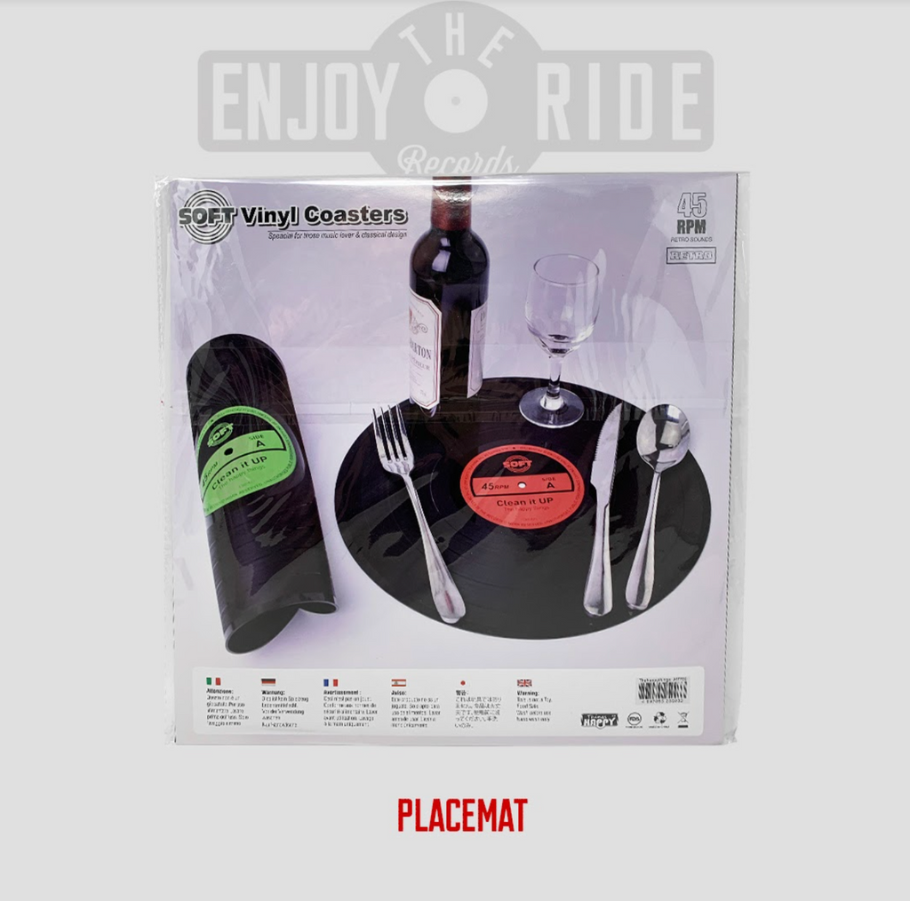 Vinyl Record LP Soft Large Placemat