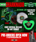 Glow In The Dark 3D Printed REAL Shark Tooth FILLED Vinyl for Songs from Sharknado PRE ORDER