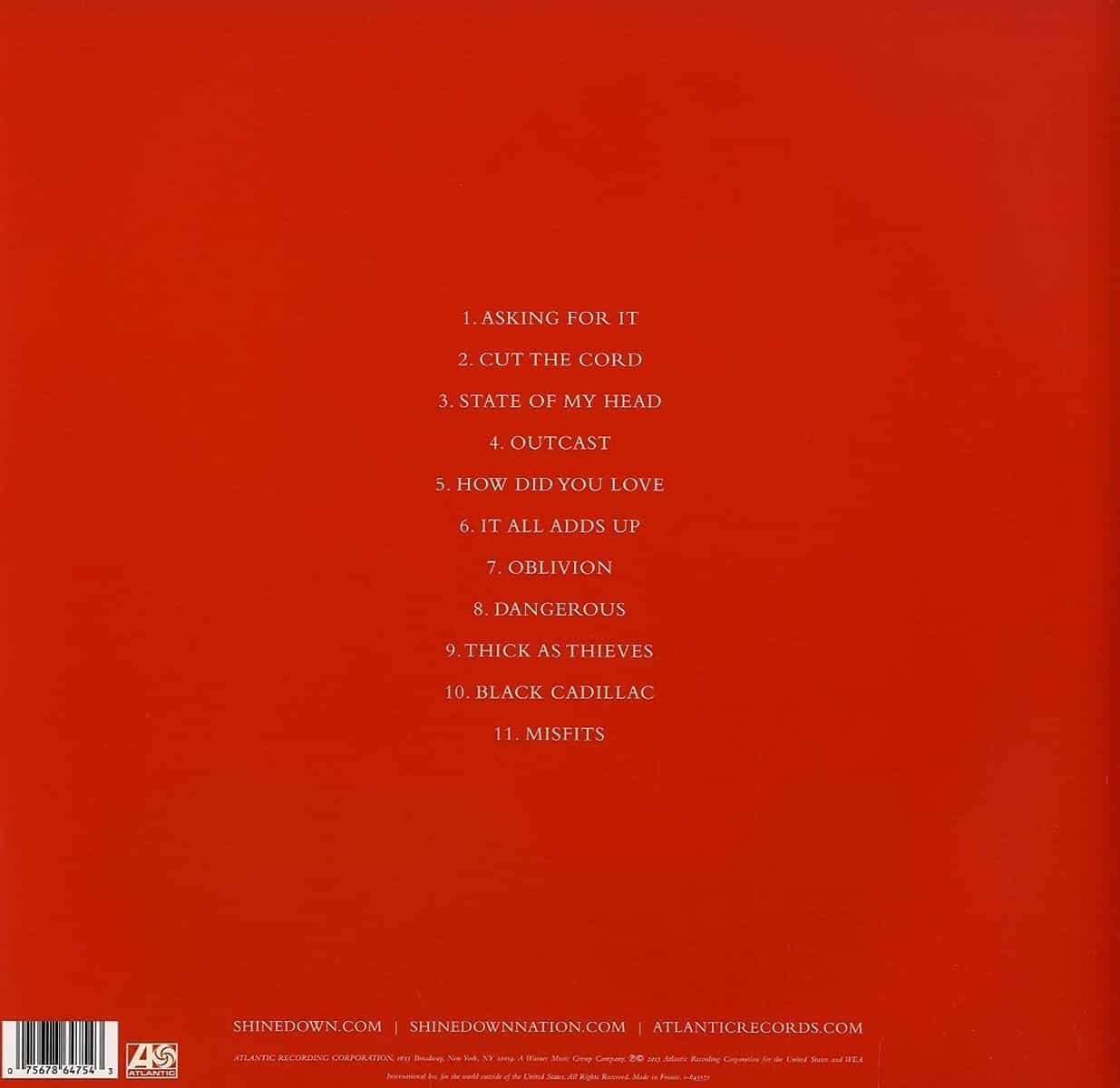 Shinedown — Threat To Survival (Translucent Red)