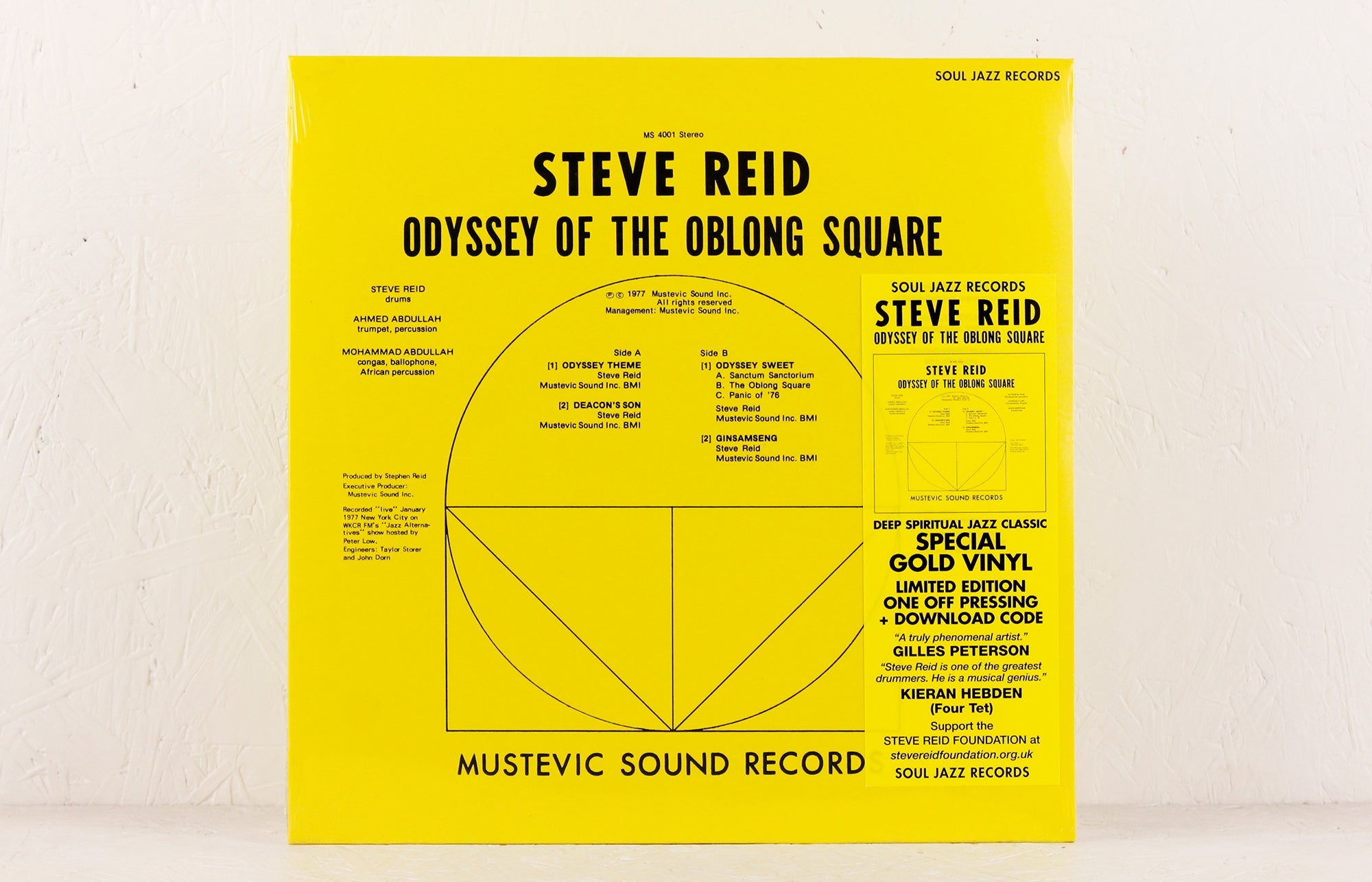 Odyssey Of The Oblong Square (Gold Vinyl) – Vinyl LP
