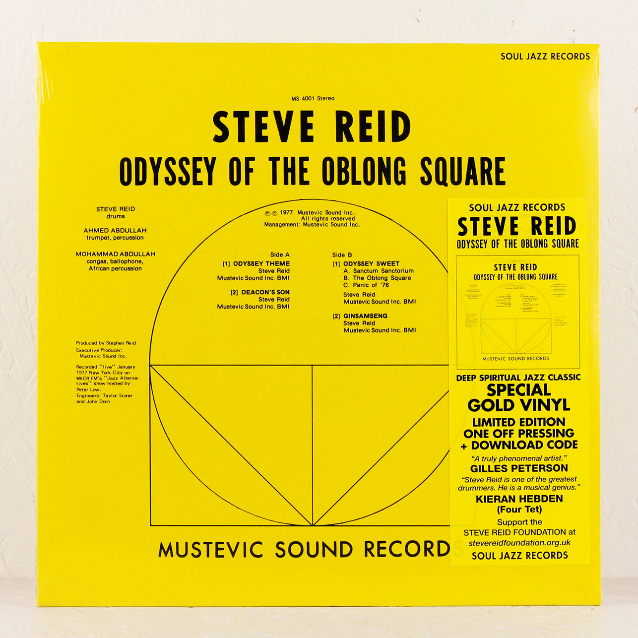 Odyssey Of The Oblong Square (Gold Vinyl) – Vinyl LP