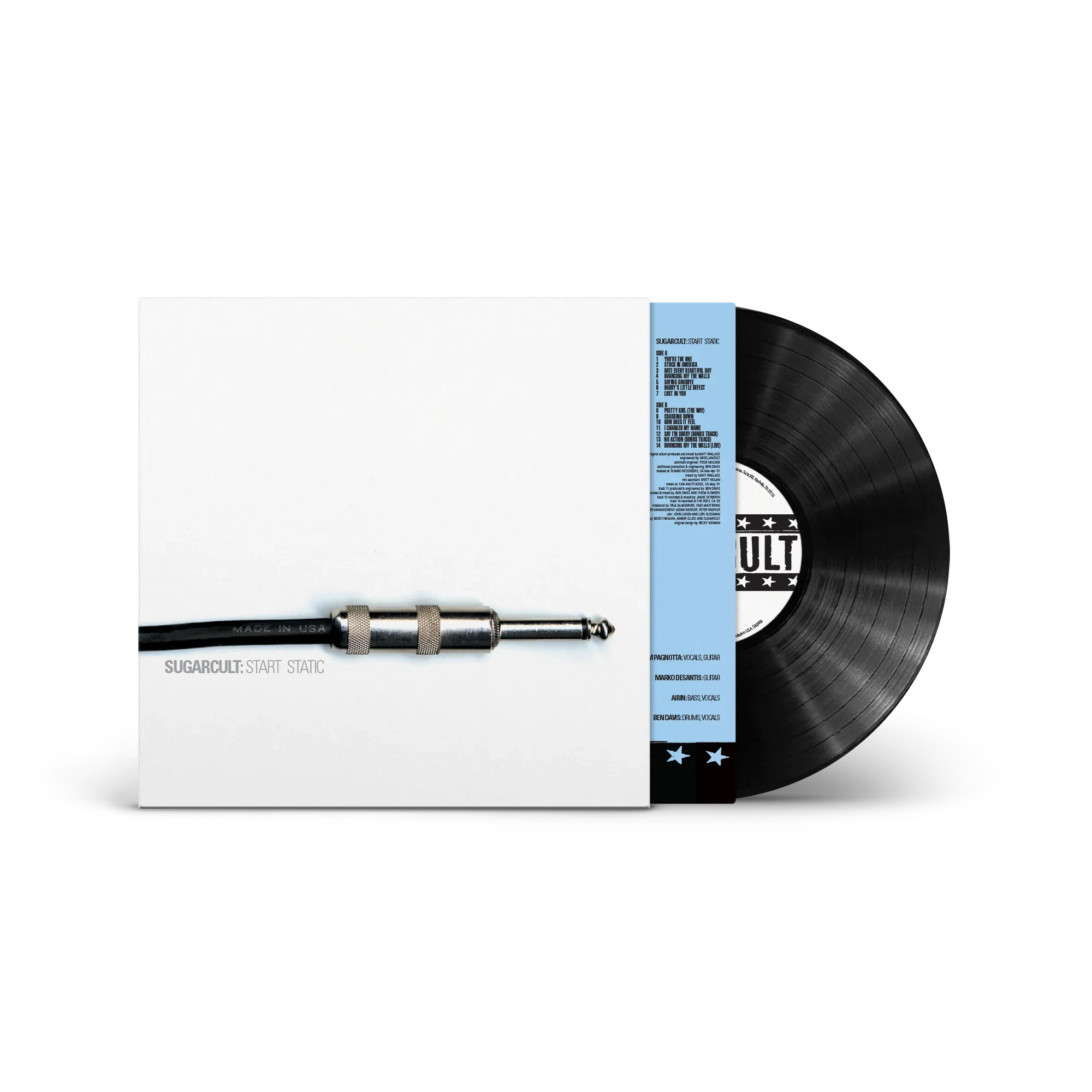 SUGARCULT - START STATIC: 20TH ANNIVERSARY EDITION (BLACK VINYL LP)