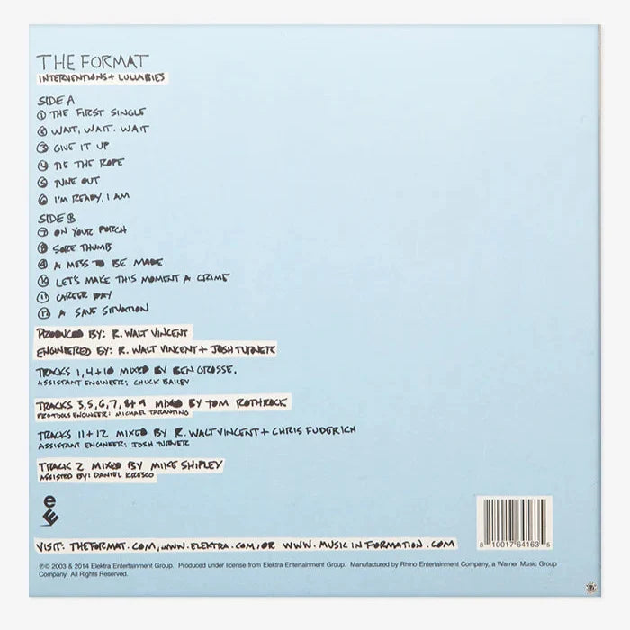 The Format - Interventions And Lullabies