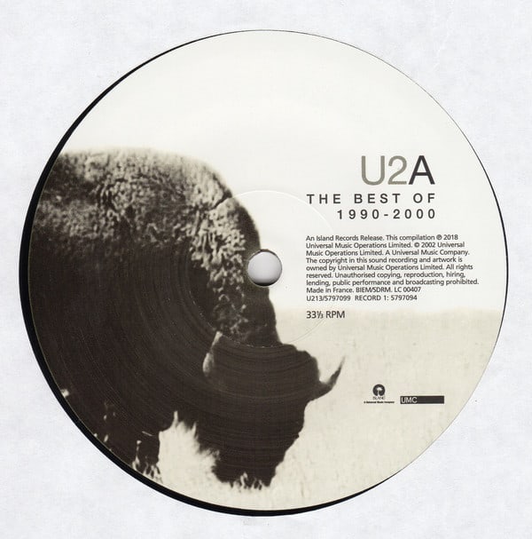 U2 — The Best Of 1990-2000 (2-LP)