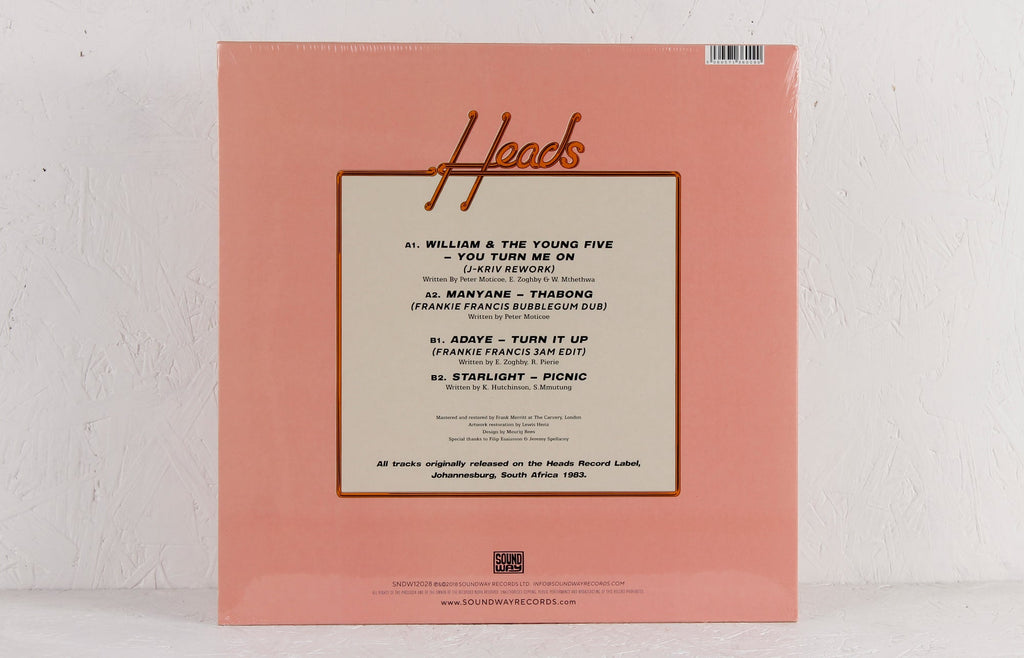 Heads Records: South African Disco Dub Edits – Vinyl 12"