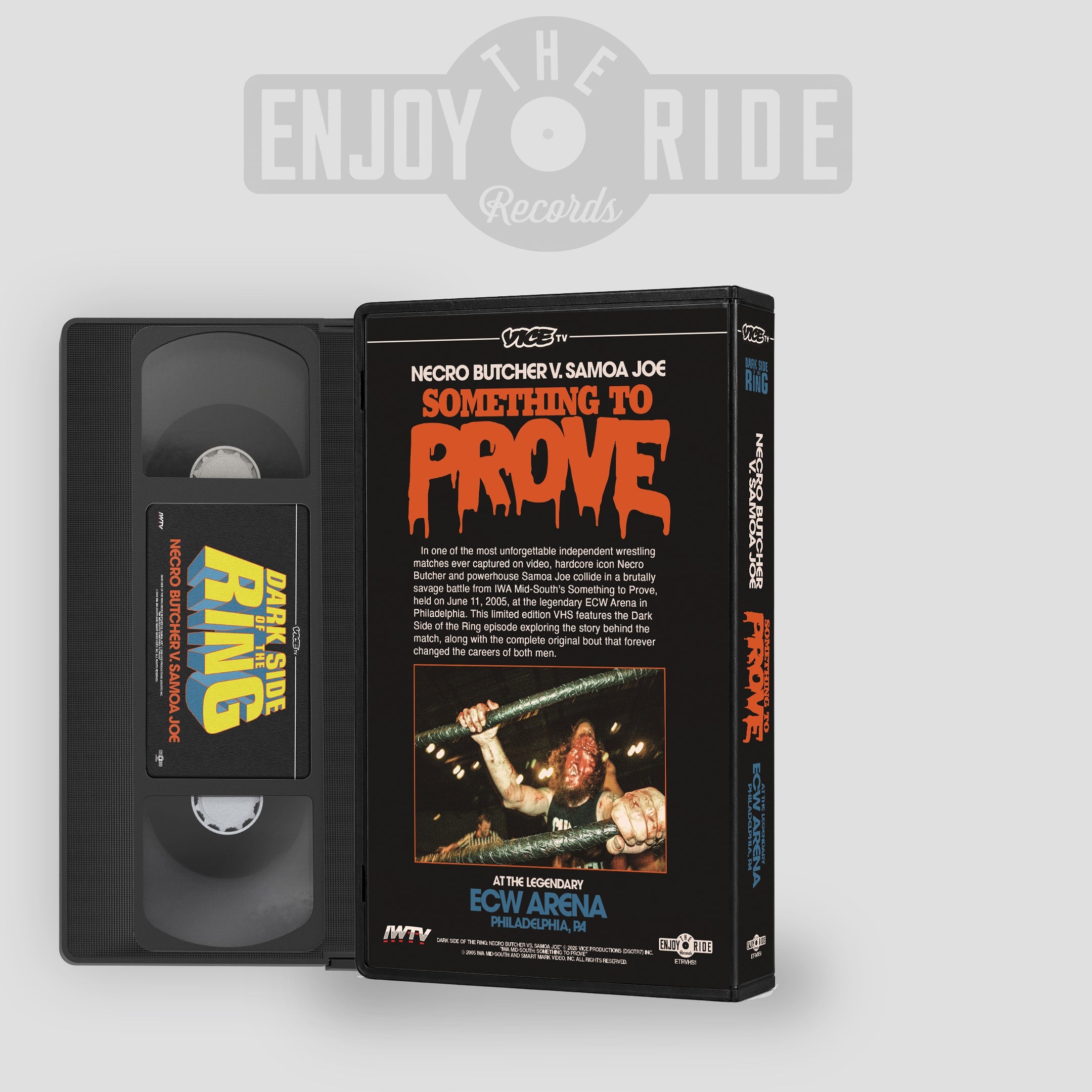 Dark Side of the Ring "Necro Butcher vs. Samoa Joe" Limited Edition VHS (ETRVHS1)