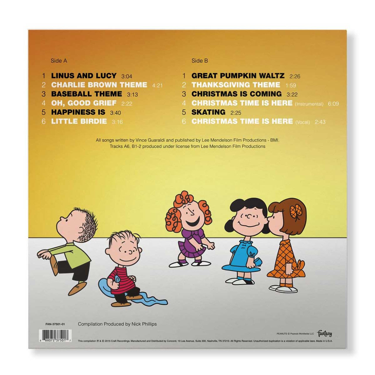 Vince Guaraldi Trio — Peanuts Greatest Hits (75th Ann Picture Disc)