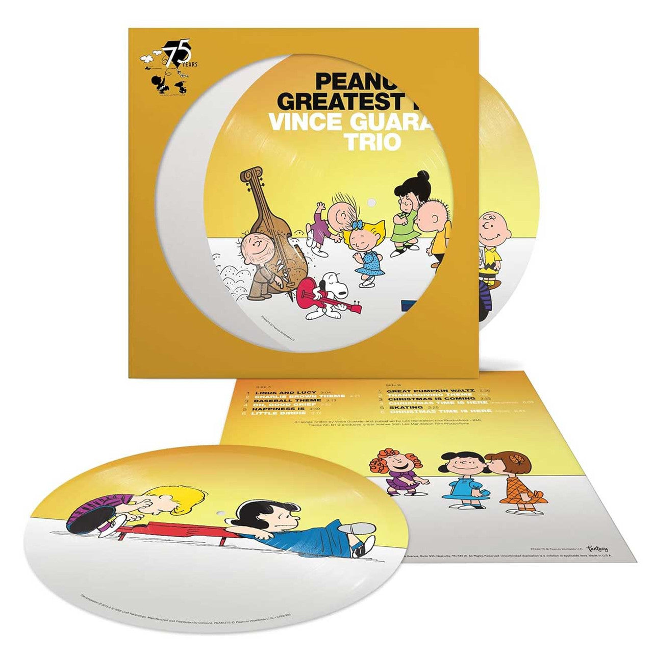 Vince Guaraldi Trio — Peanuts Greatest Hits (75th Ann Picture Disc)