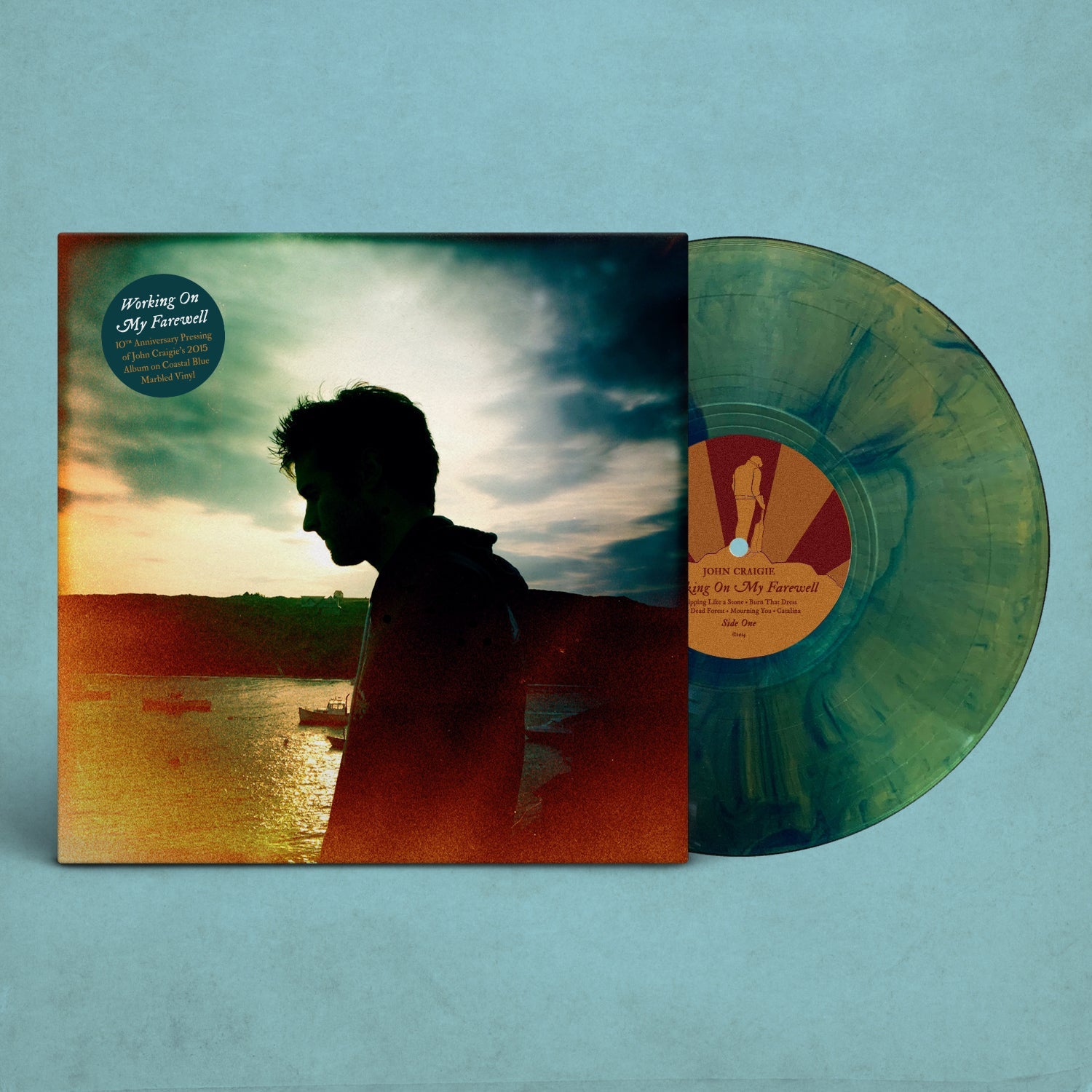 Working On My Farewell - 10th Anniversary Limited Edition Press on Coastal Blue Marbled Colored Vinyl
