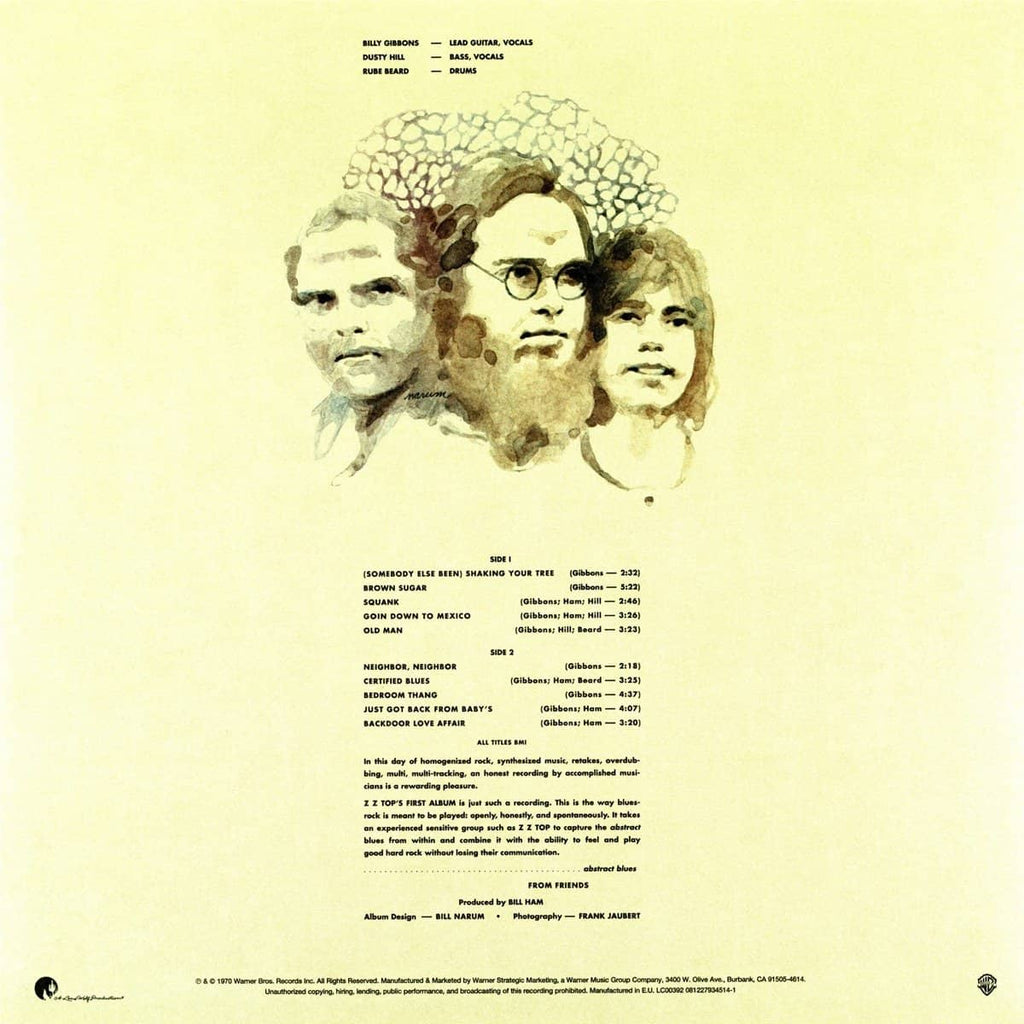 ZZ Top — ZZ Top’s First Album