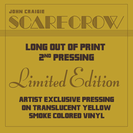 Scarecrow LP - Second Pressing (Translucent Yellow/Smoke Colored Variant)