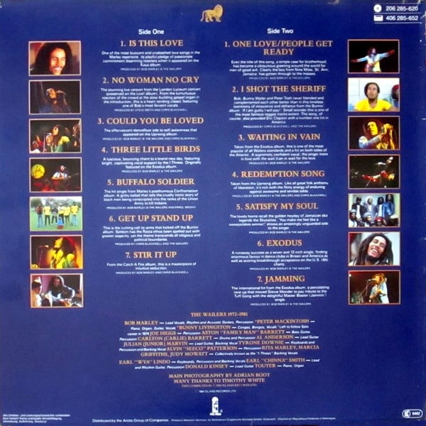 Bob Marley & The Wailers — Legend
