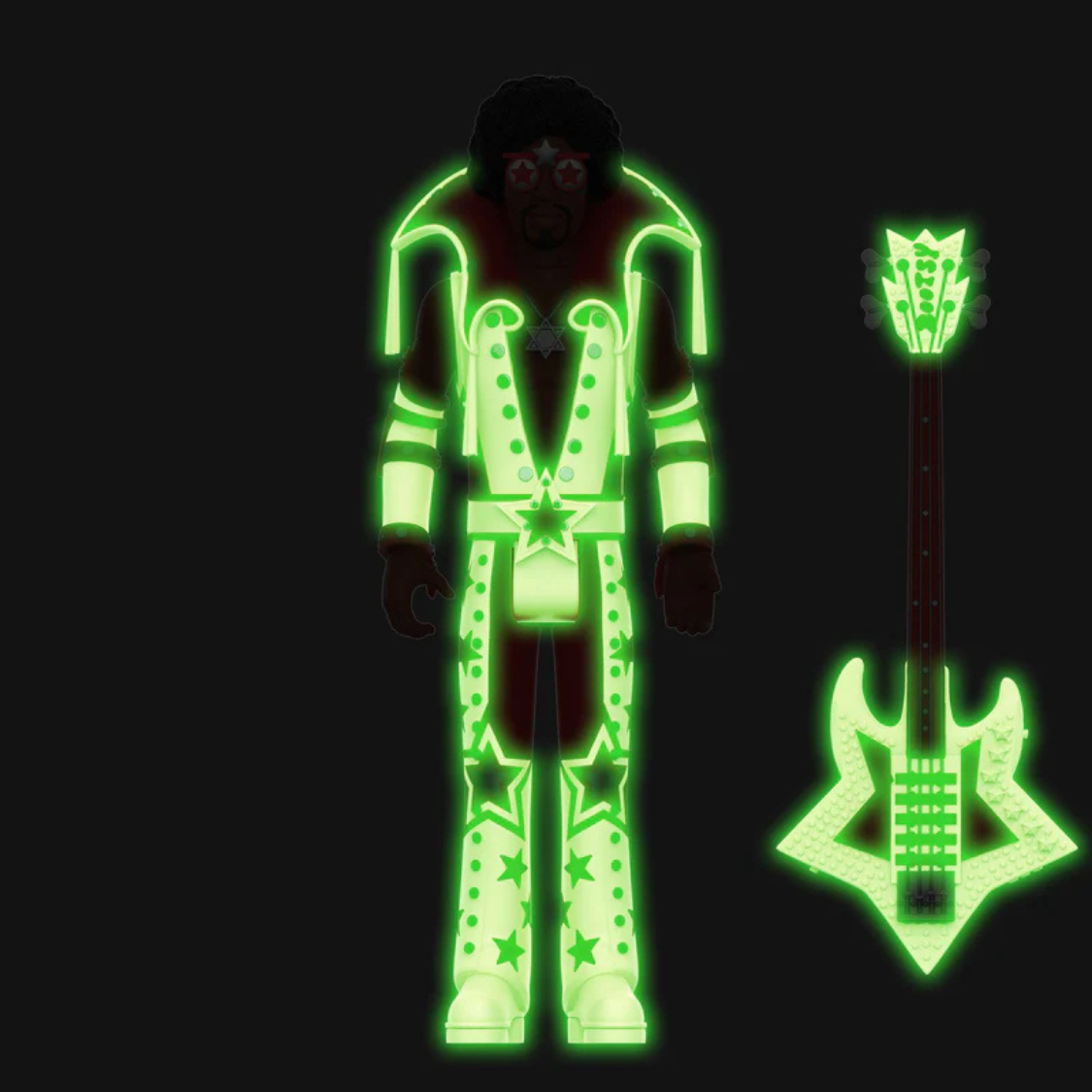 Bootsy Collins Glow-In-The-Dark ReAction (3.75" Figure)