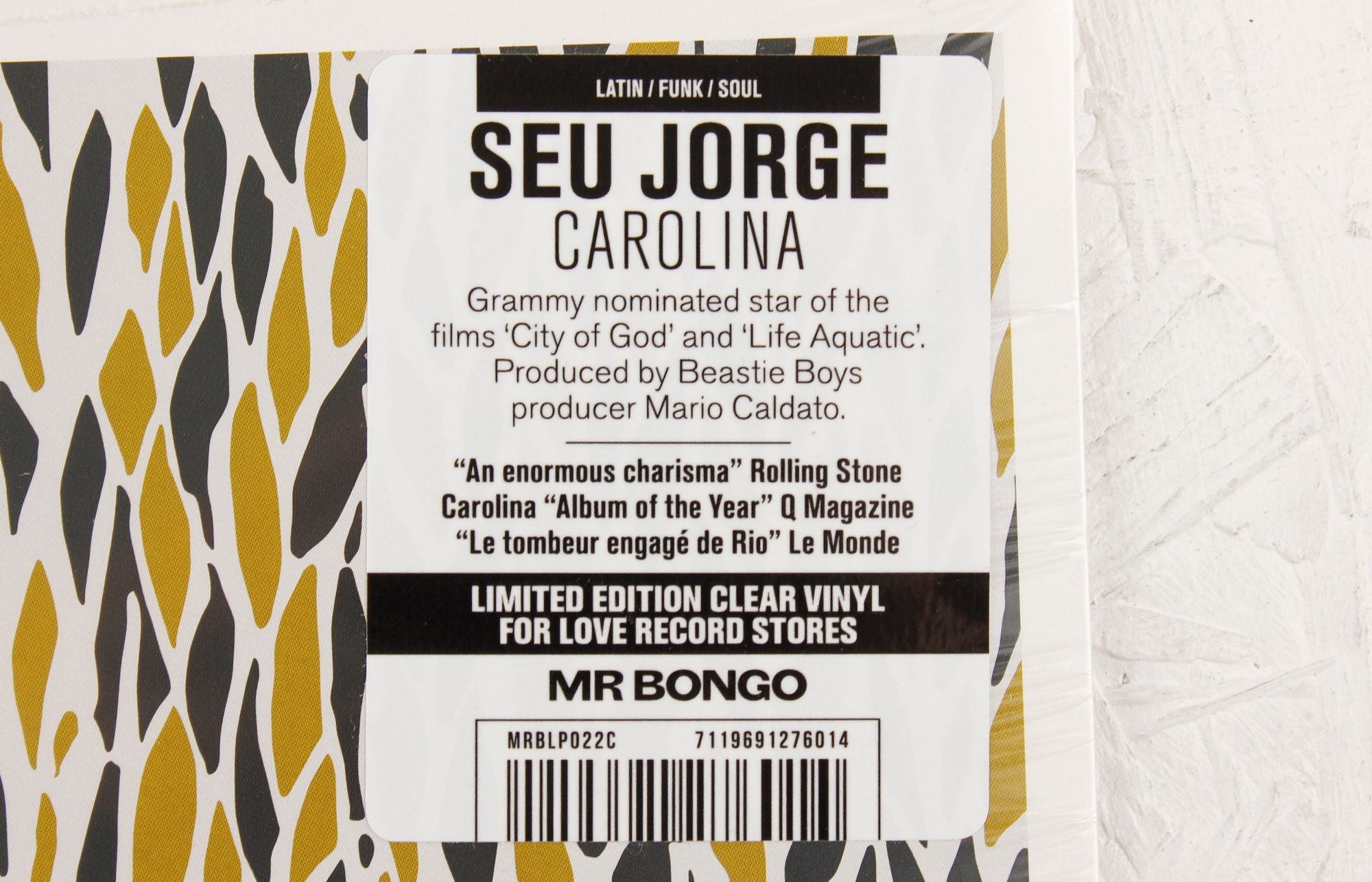 Carolina (Special Edition) – Single Clear Vinyl LP
