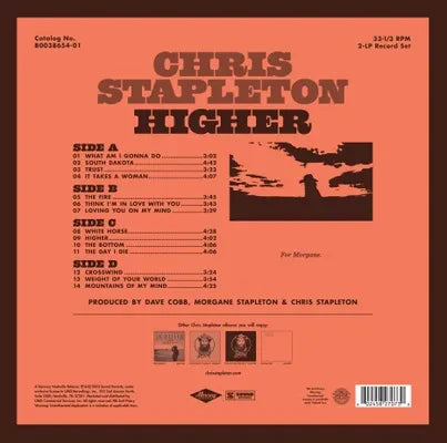 Chris Stapleton — Higher (2-LP)