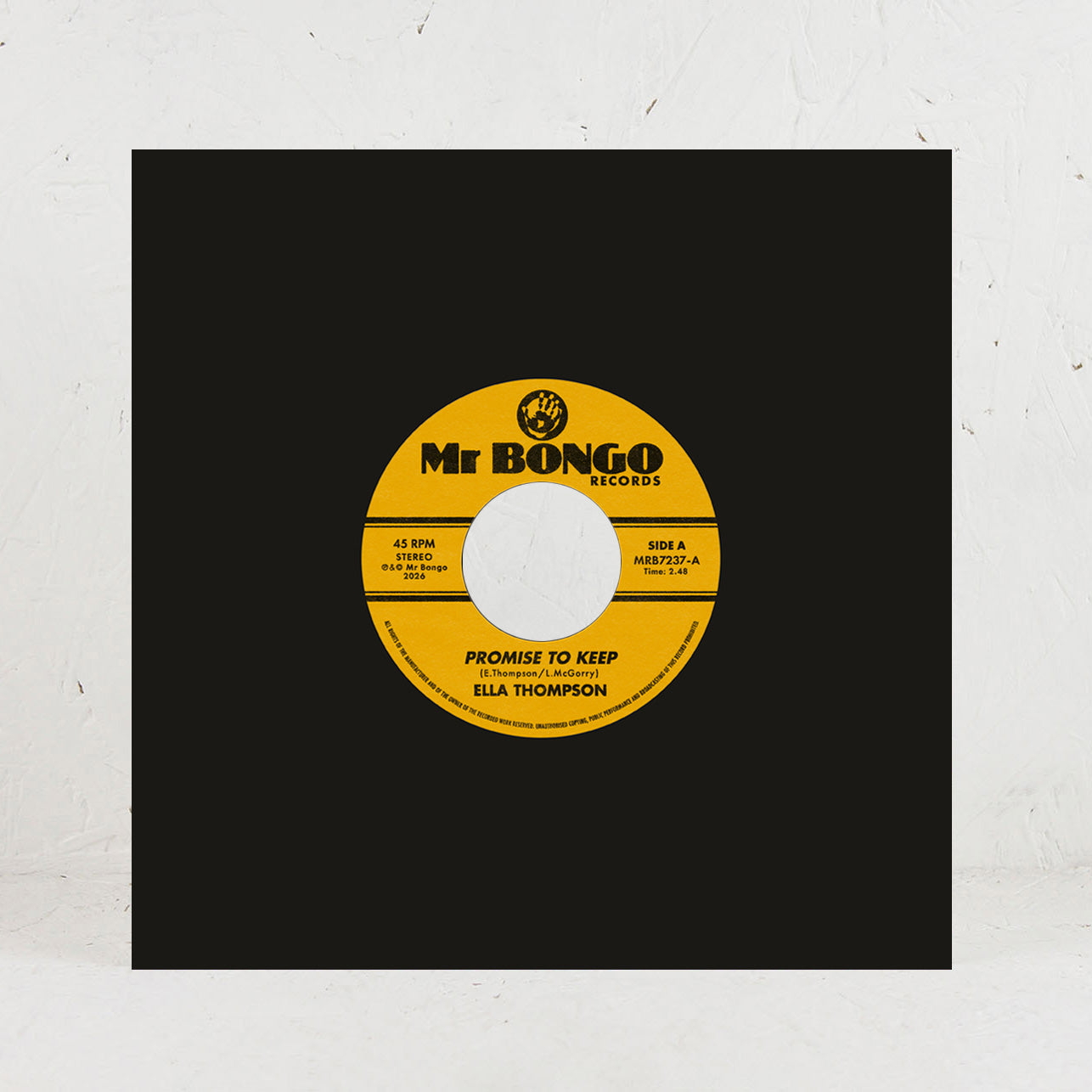 Promise To Keep / Change Of Heart - Vinyl 7"