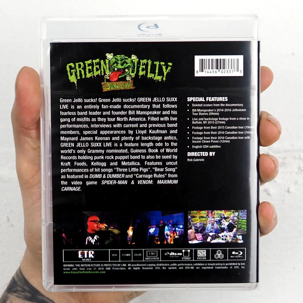 Green Jelly / Jello Suxx Live Blu Ray[ETRM001]