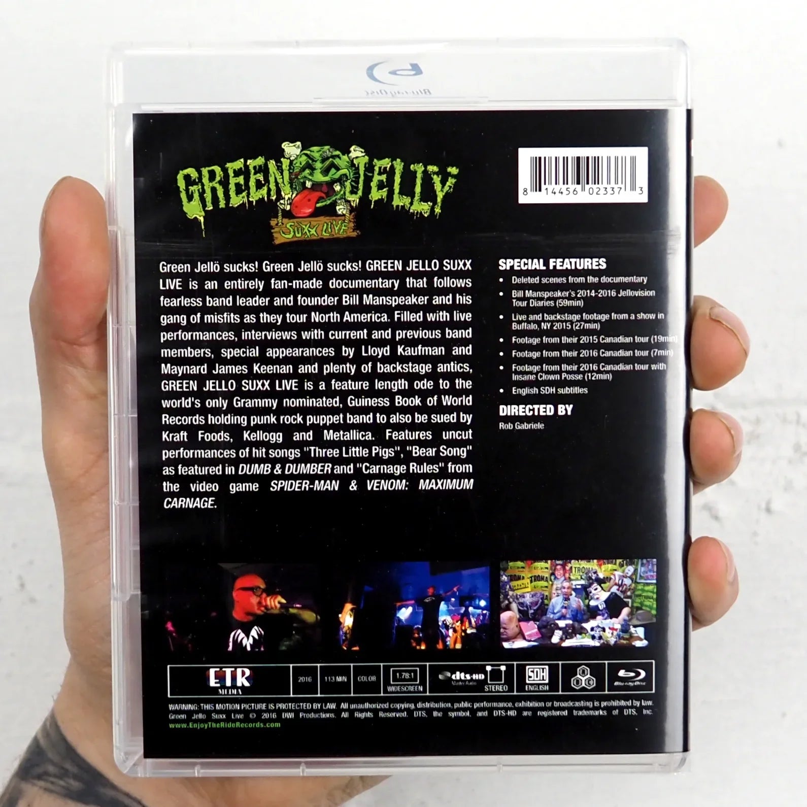 Green Jelly / Jello Suxx Live Blu Ray[ETRM001]