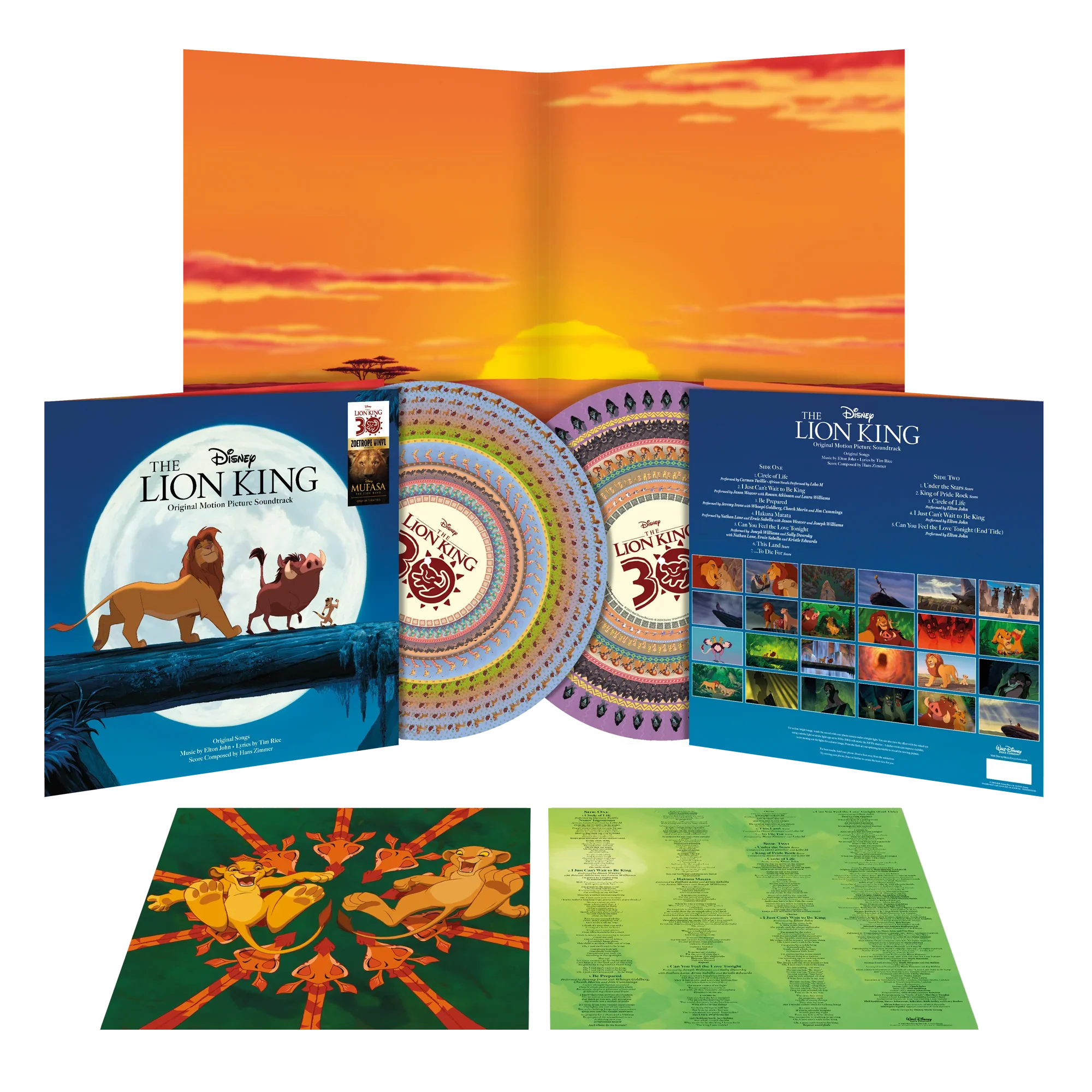 The Lion King (30th Anniversary) Zoetrope Picture Disc