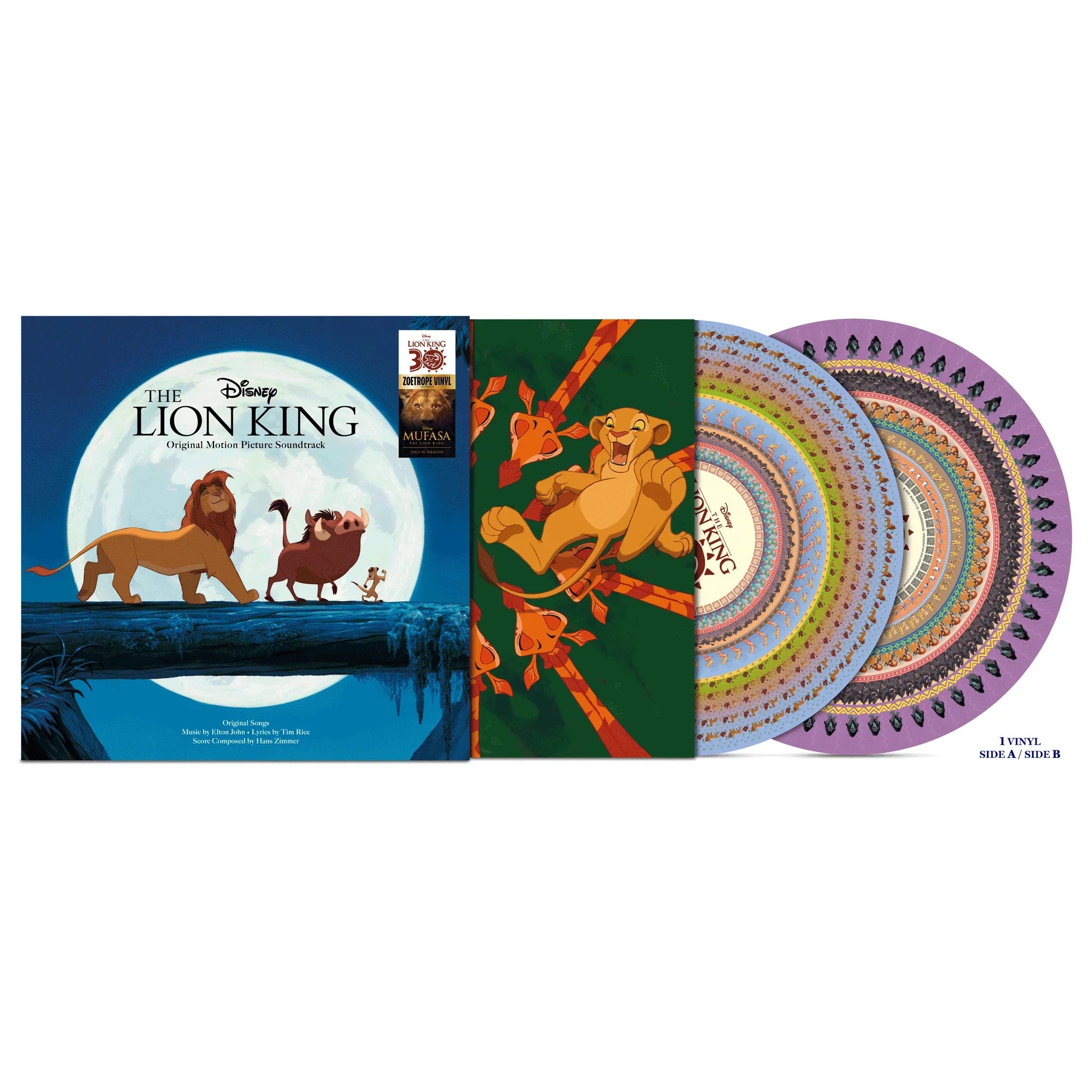 The Lion King (30th Anniversary) Zoetrope Picture Disc
